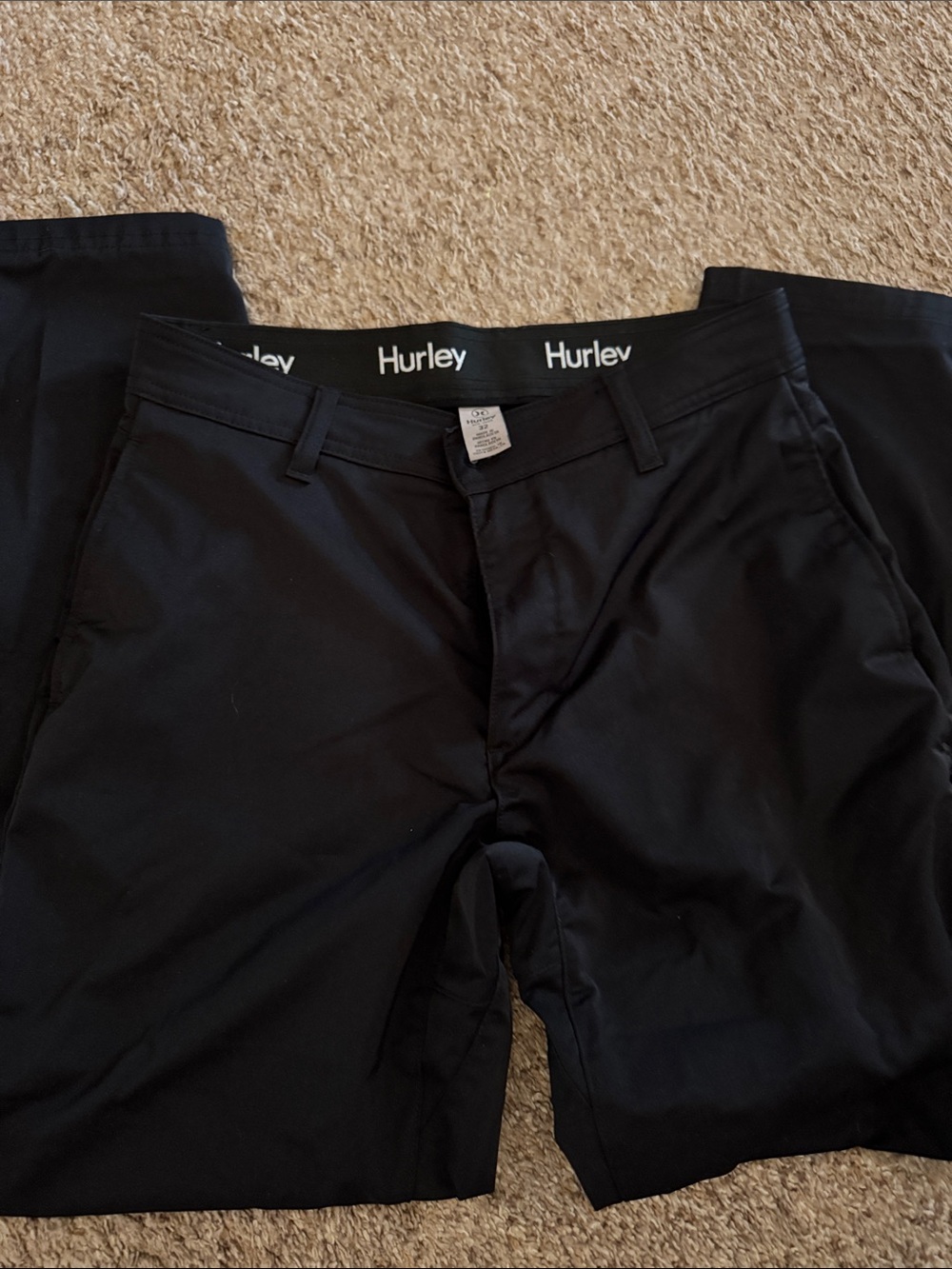 Hurley Men’s Black Chino Pants